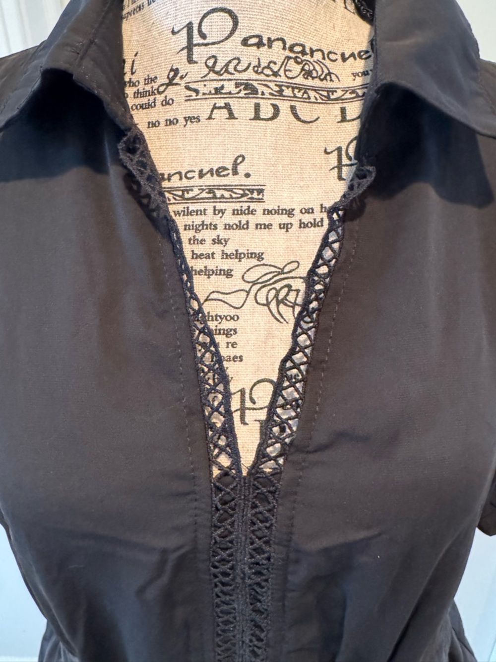 ✨ Pastel Brand Asymmetrical Blouse – Black, Size M (NWT) ✨ - Picture 11 of 11
